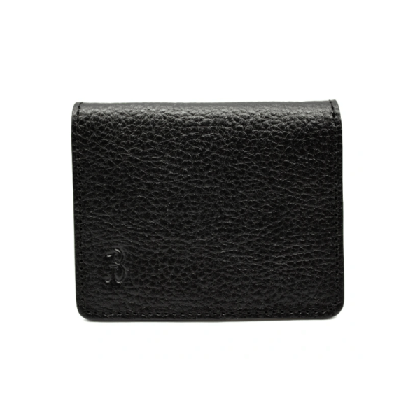 Petit Tartan Leather Wallet - Black Color